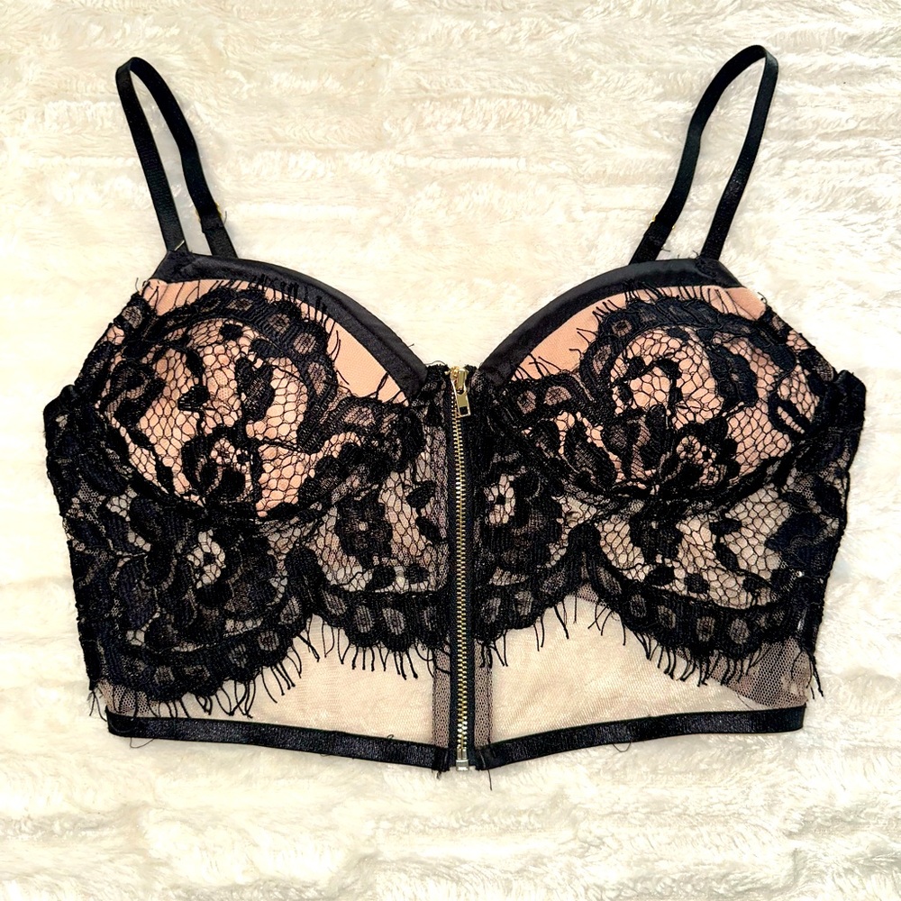 Lace crop top